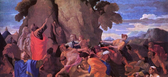Poussin_Nicolas_Moses_Striking_Water_from_the_Rock_1649