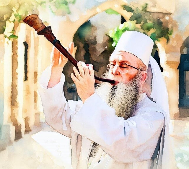 blowing-shofar