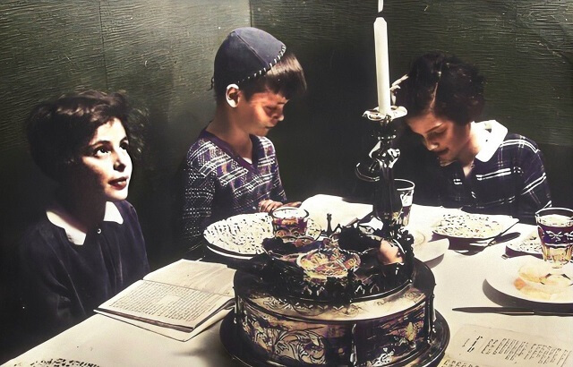 Childrens_Home_Berlin_Passover_Seder_Table