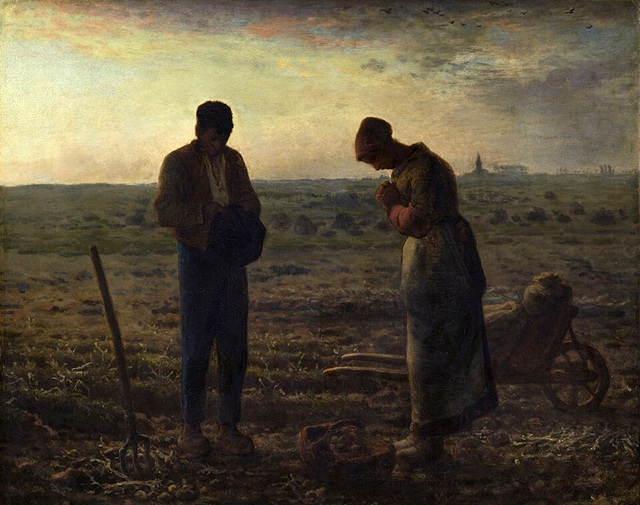 The Angelus by Jean-François Millet (1857–1859)