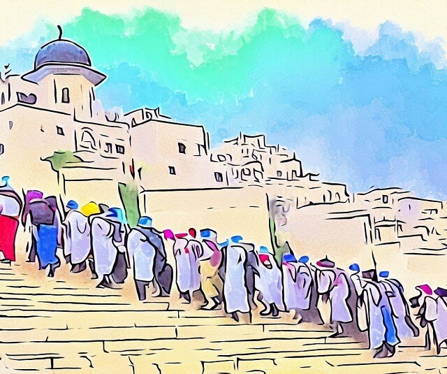Jerusalem-pilgrims
